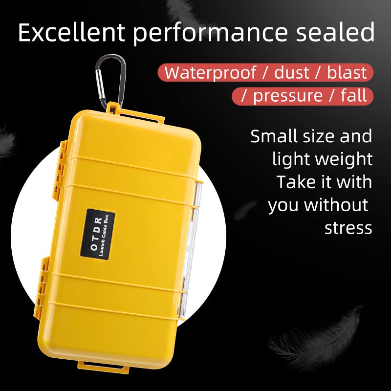 CRUISER أداة اختبار كابل الألياف الضوئية كروزير OTDR صندوق كابل الإطلاق 1 كم SC/UPC-SC/APC SM وضع مفرد OTDR مزيل منطقة الموت 1310/1550 نانومتر - Image 5